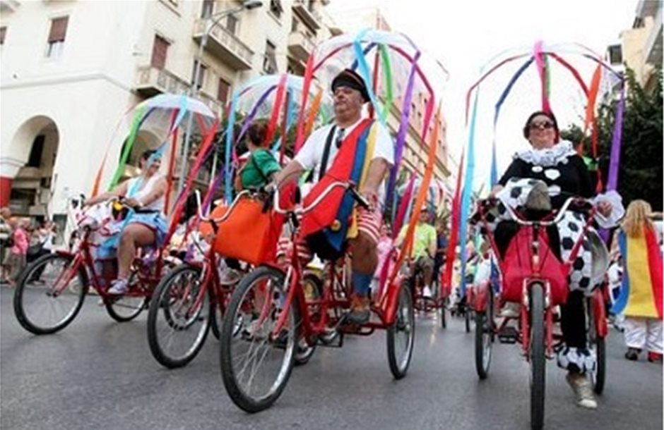 Ποδηλατικό καρναβάλι την Τσικνοπέμπτη στη Θεσσαλονίκη